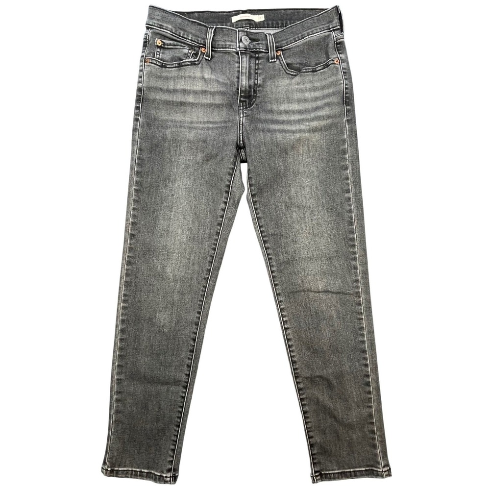 Levi's Gray Boyfriend Mid Rise Denim Jeans Women 27